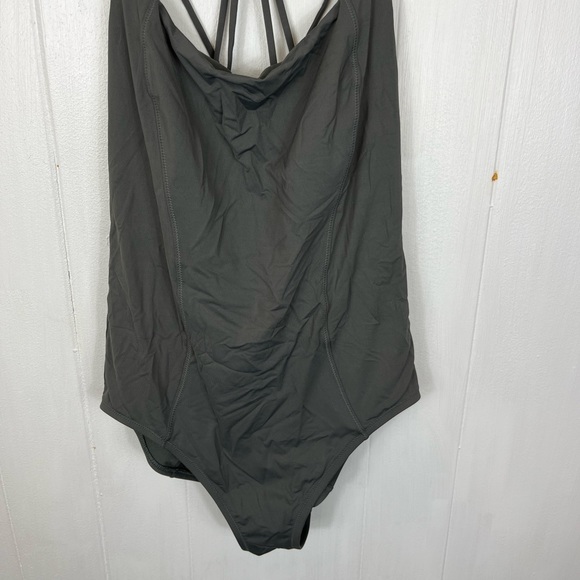 Athleta Cortes One Piece Strappy Back Swimsuit Sz M - Picture 6 of 14